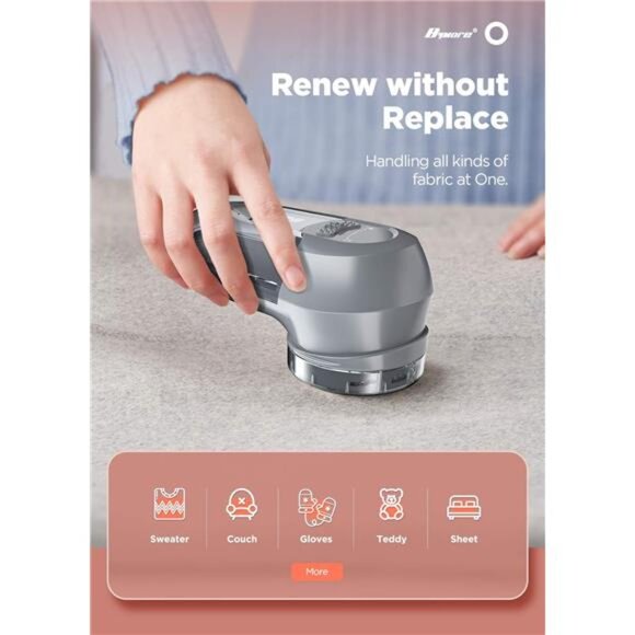 Fabric Shaver, Lint Remover, Lint Shaver Defuzzer Sweater Shaver for Clothes - Picture 2 of 7